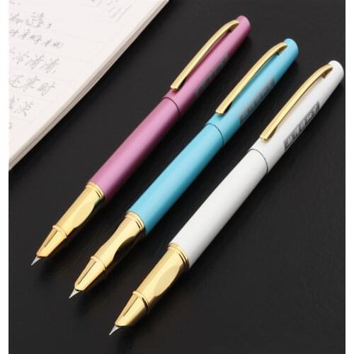 High quality 7027 Smooth Fine body Finance office Student Fountain Pen New School stationery Supplies