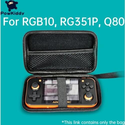 Powkiddy For RGB10 RG351P RG350 RG351M Q80 Portable Retro Game Console Stockpile Protection Bag