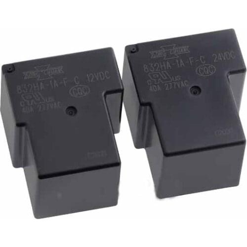 HOT NEW 832HA-1A-F-C 832HA 1A F C 832HA1AFC 12V 24V relay High power relay 12VDC DC12V 24VDC DC24V 40A 4PIN 2PCS