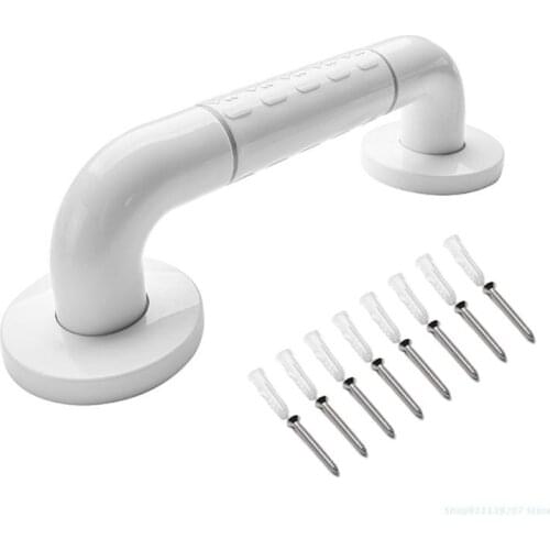 C5AD Bathroom Balanced Bar Safety Handrail Anti-slip Grab Shower Handle for Elderly