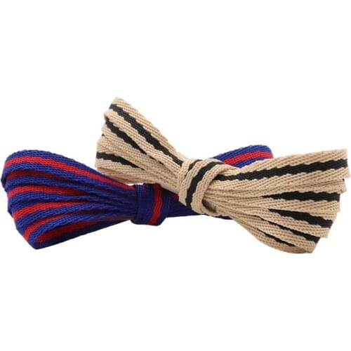 Coolstring 7MM Casual Shoelaces Beige&Black Blue&Red Double Color Combination High Quality Men Women Sneaker Flat Rope шнурки