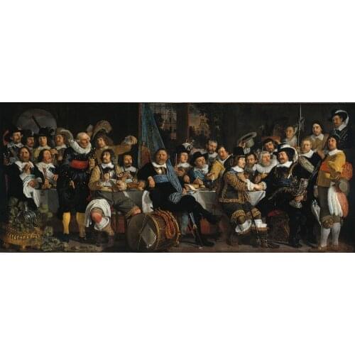 Special offer # TOP art - Nederlands Amsterdam Rijksmuseum The celebration of the peace of Munster print art -free shipping