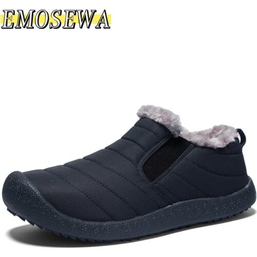 New Arrive Slippers House Mens Winter Shoes Soft Man Home Slippers Cotton Shoes Fleece Warm Anti-skid Man Slippers High Quality