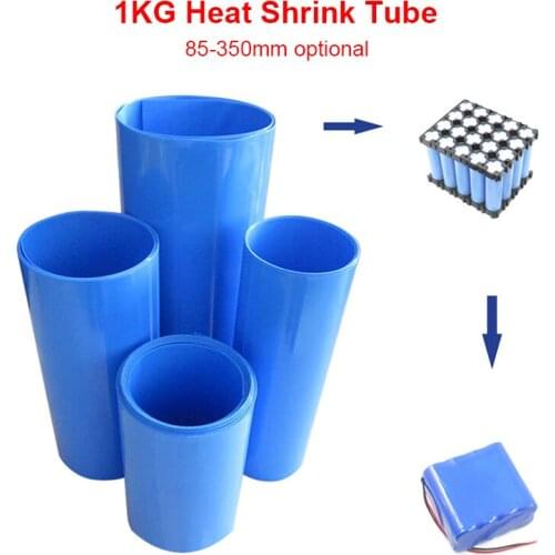 1KG Heat Shrink Tube 18650 Shrinkable Tubing For Lithium Battery Packs Protection Insulation Casing PVC Heat Shrink Cable Sleeve