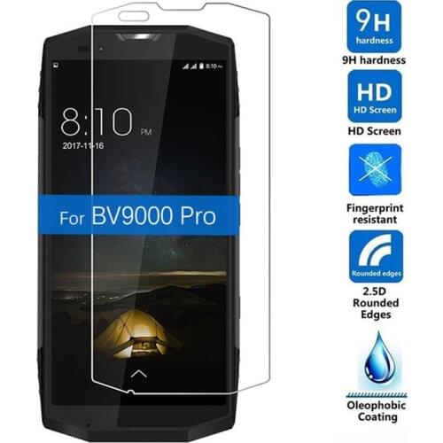 2PCS 100% Original Tempered Glass For Blackview BV9000 Pro Screen Protector Toughened protective film For Blackview BV9000 Pro