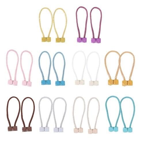 2xMagnetic Curtain Tieback Decorative Novelty Geometric Ball Clip - Orange, As Described