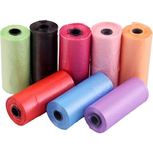 3 8 13 Rolls/Pack 195pcs Pet Dog Garbage Clean-up Bag PE Puppy Cat Poop Cleaning Bag For Pet Outdoor Waste Poop Pick Up Bags