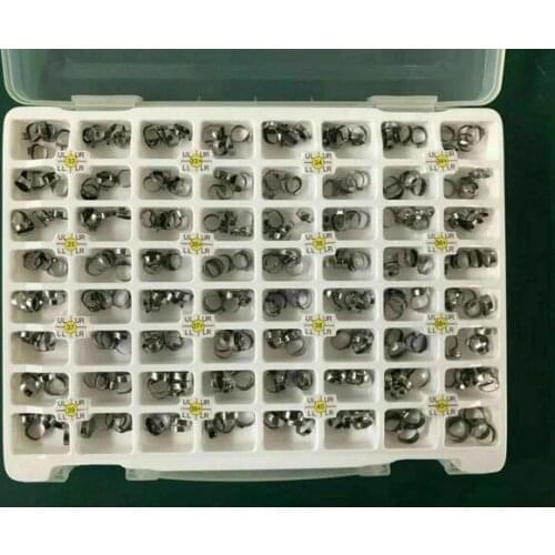 320Pcs/Box Dental Orthodontic Molar Plain Bands U2/L1 U1/L1 Tubes #33-#40