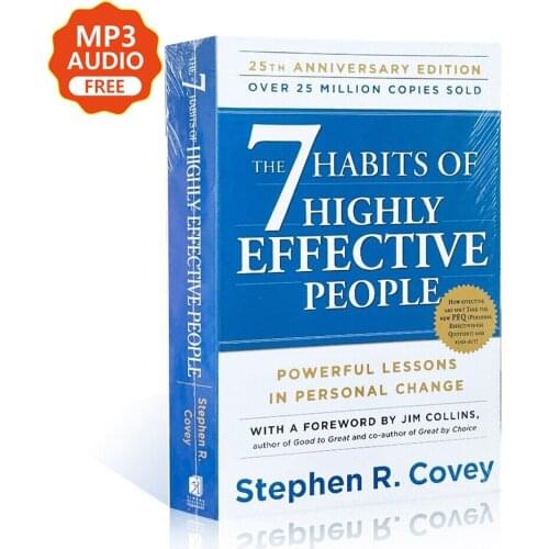 The 7 Habits of Highly Effective People By Stephen R. Covey In English Original Management Reading learning Books for Adult