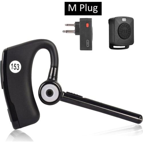 Handsfree Walkie talkie Bluetooth Headset Wireless PPT Earphone For Motorola 2 Pins CP200 CP040 EP450 Two Way Radio Moto Bike