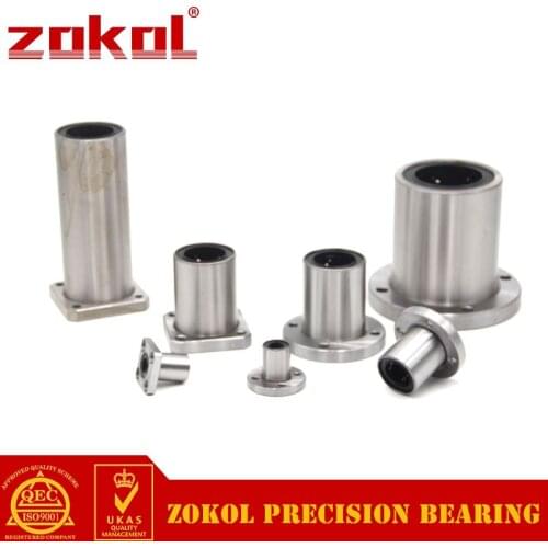 ZOKOL bearing LMK50UU Square flange linear motion bearing 50*80*100mm