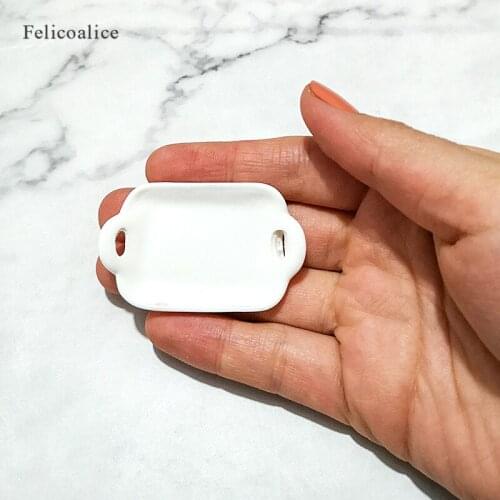 Resin Simulation Food Plate Model Ornaments Mini Fake Dish Photography Props DIY Accessories Crafts For Home Decor