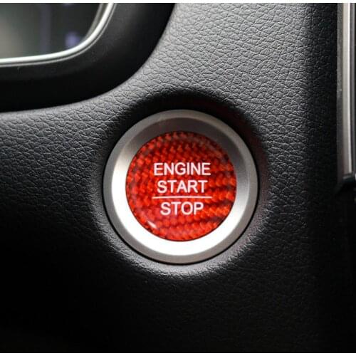 Car Engine START Button Replace Cover STOP Switch Accessories Key Decor for Honda Civic Accord Spirax CRV Crown Odyssey Fit