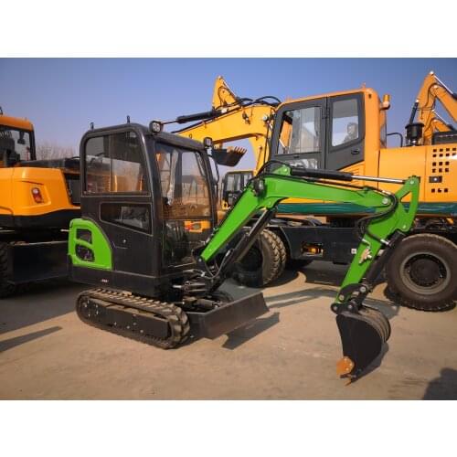 Mini Construction Machine Digger Crawler Excavator 1.8Ton For Farm Works