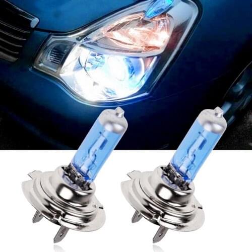 H3 H3 H4 H7 H8 H11 9005 9006 9007 55/100W Bright White Fog Lights Halogen Bulb High Power Car Headlights Lamp Car Light Source