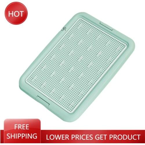 Plastic Large Indoor Dog Toilet Mat Tray Big Poop Pee Pad Dog Toilet Washable Puppy Grass Training Perros Productos Pet Supplies