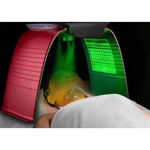 Portable Latest Nanometer atomization Hot and Cold Spray 7 Color Led Light PDT Therapy Machine