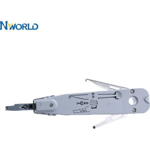 Adjustable Silver KRONE LSA-Plus Punch Down Tool with Sensor for Telecom Phone RJ11 LAN Network Cat5 RJ45 Patch Panel
