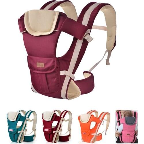 Ergonomic Baby Carrier 0-36 Months Breathable Front Facing 4 in 1 Infant Comfortable Sling Backpack Pouch Wrap Baby Kangaroo Bag