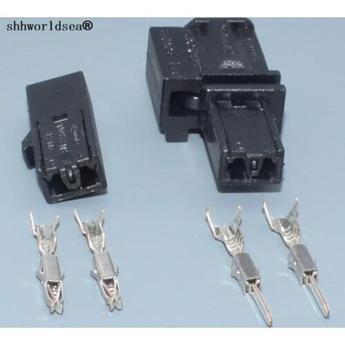 Shhworldsea 2 PIN Connector Plug Wire Pigtail 1J0973119 1J0973332 For Audi For VolksWagen For Skoda Octavia Yeti For Seat
