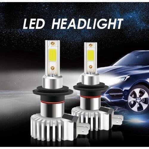 Super COB H7 H4 H11 H1 H9 9005 9006 HB2 HB3 HB4 9012 LED Headlight Fog Bulb Car Light 12v/24v 55W 6000k Turbo Ampoule Auto Lamps