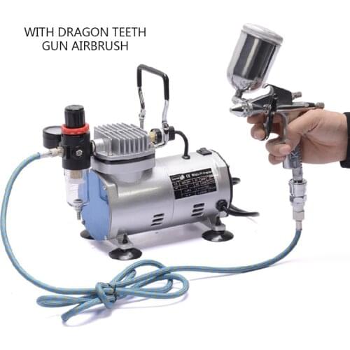 TC-208 Mini Air Compressor 220V Ultra Quiet Oil-free Vacuum Pump Fully Enclosed Jet Pump Air Compressor Tool