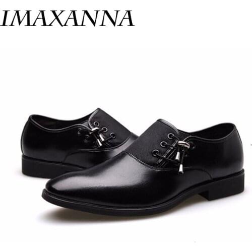 Fashion Man Dress Shoes Men Formal Business Office Wedding Dress Shoes Mens' Luxury Brand Leather Shoes Male Oxfords Big Size