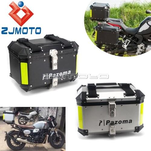 Universal Moto Topcase Scooter Cargo Trunk Tail Box Rear Luggage Case 42L for BMW F800GS R1200GS Honda Suzuki Kawasaki GSXR MT