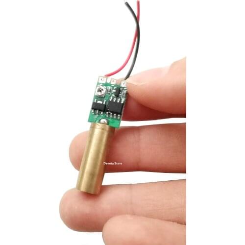 532nm Diameter 8mm 10mw 3V-4.2V Green laser module Laser pointer designation