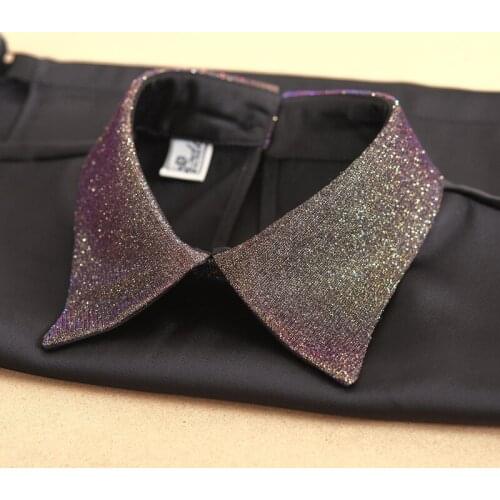 2021 Lapel Fake Collars for Women Decorative Ladies Sweater Blouse Tops False Collar Half Shirt Choker Necklace Tie Nep Kraagie