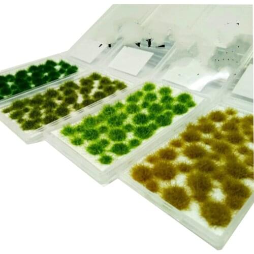 40pcs/box New Product Model Scenario Platform Upgrade Grass Needle Grass Hoe Grass Irregular Vegetation