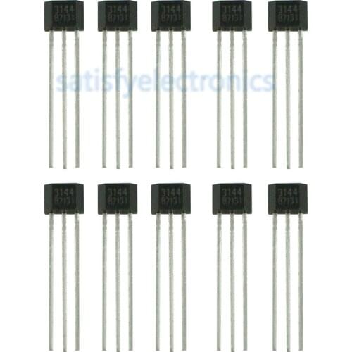 5pcs A3144EUA A3144 OH3144 Y3144 Hall Effect Sensor Brushless Electric Motor TO-92UA