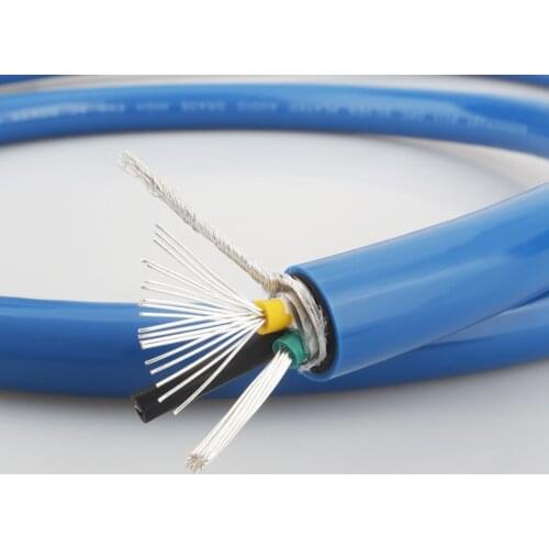 Audicrast P111Hifi Performance DIY Power cable EMC shielded OFC silver plated power cable bulk cable