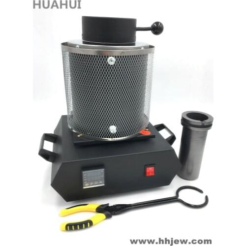 220V/110V Electric Jewelry Melting Furnace 1KG/2KG/3KG, Aluminum, Copper, Gold, Lead, Silver, Induction melting ovan furnace