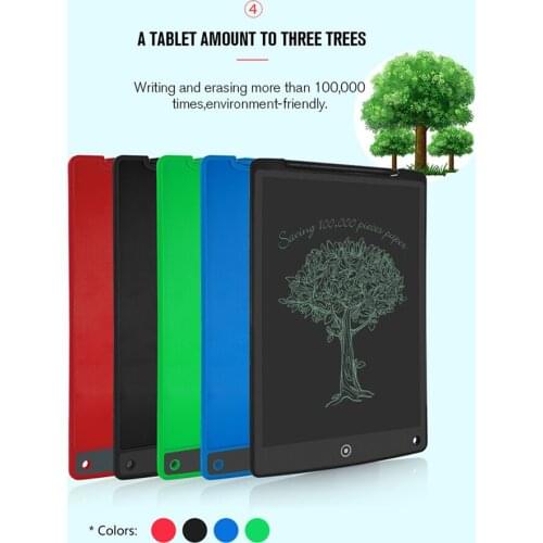 12in LCD Electronic Writing Tablet Digital Drawing Handwriting Pads Panel for Kids Education/Schedule Record