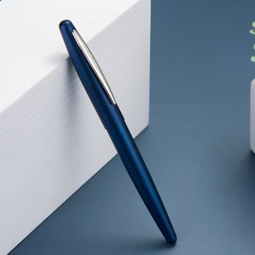 Hongdian 617 Metal Fountain Pen Lucky Fish Matte Body Extra Fine 0.38mm Blue Red Black Smooth Writing Gift Ink Pen for Business