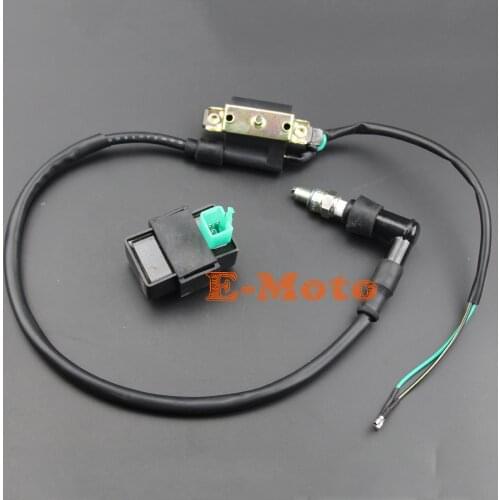 Chinese ATV Taotao SunLIgnition Coil CDI Box C7HSA Spark Plug 50cc 70cc 90cc 110cc 125cc 140cc Dirt Pit Bike Go Kart new E-Moto