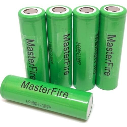 MaterFire Original 18650 3350mah INR18650MJ1 3.7V Rechargeable Lithium Battery For LG MJ1 18650 3500mah Li-ion Batteries