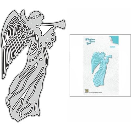 2021 New Beautiful Angel Metal Cutting Dies for DIY Scrapbooking Decoration and Card Making Paper Craft Embossing No Stamps