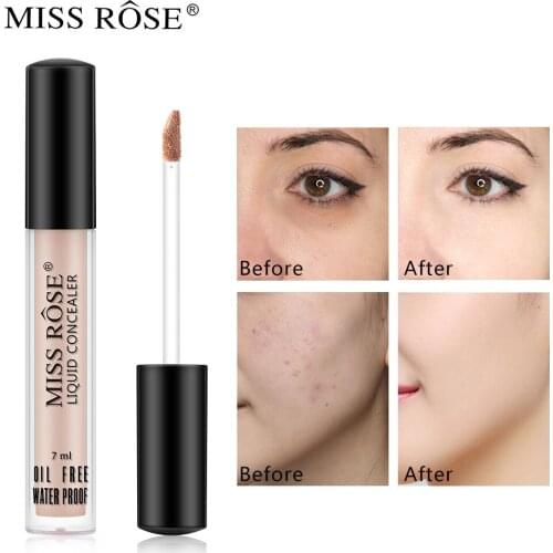 Miss Rose Makeup Contour Eye Concealer Cream Liquid Waterproof Full Coverage Foundation Corrector Palette Base Hot Sale Make Up