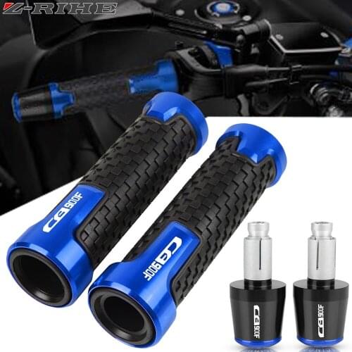 Motorcycle Accessories Aluminum Handlebar End Non-slip Hand Handle Bar Grip For HONDA CB900F CB 900F CB900 F 2004 2005 2006 2007