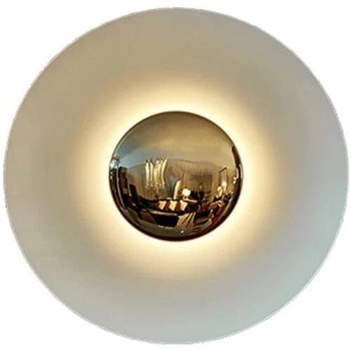 New Light luxury post-modern ceiling bedside decoration background wall lighting sconce UFO wall lamp