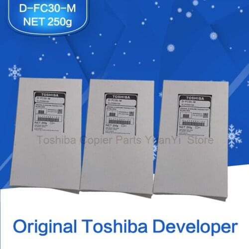 3PCS TOSHIBA Original Copier Machine parts Magenta Developer D-FC30-M 6LJ70994100 For Model 2051C/2551C/2050C/2550C