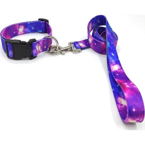 Spring summber autumn winter seasons Personalzied Pet collar Nylong smal Medium largedogs customized dog collars Dog leash