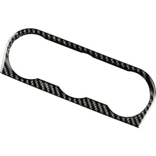 For Subaru Forester XV 2013-2018 Car Real Carbon Fiber AC Air Conditioning Switch Panel Cover Trim Frame Accessories