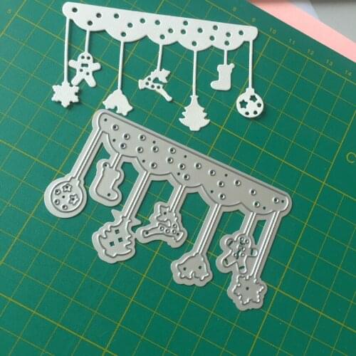 Christmas Decorations Stencils Scrapbooking cutting die SM990037