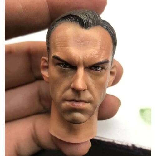 Head sculpt 1:6 Scale male man boy head play THugo Weaving Head Sculpt Model PVC Toys Fit 12" Action Figure Body