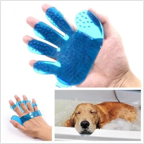 Fur Remover Comb Dog Accessories Hairbrush Grooming Bath Hair Cleaning Brush Comb For Dog Cats Massage clean Gloves Pet supplies