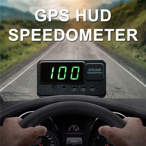 Universal GPS HUD Speedometer Head Up Display Car With Over Speed Alarm C60S
