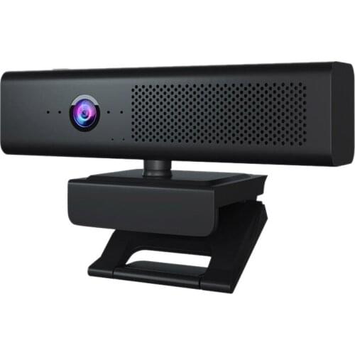 1080P HD Webcam Built-in Noise Reduction Microphone Speaker Wide-Angle Webcam for Video Calls, Online Meetings